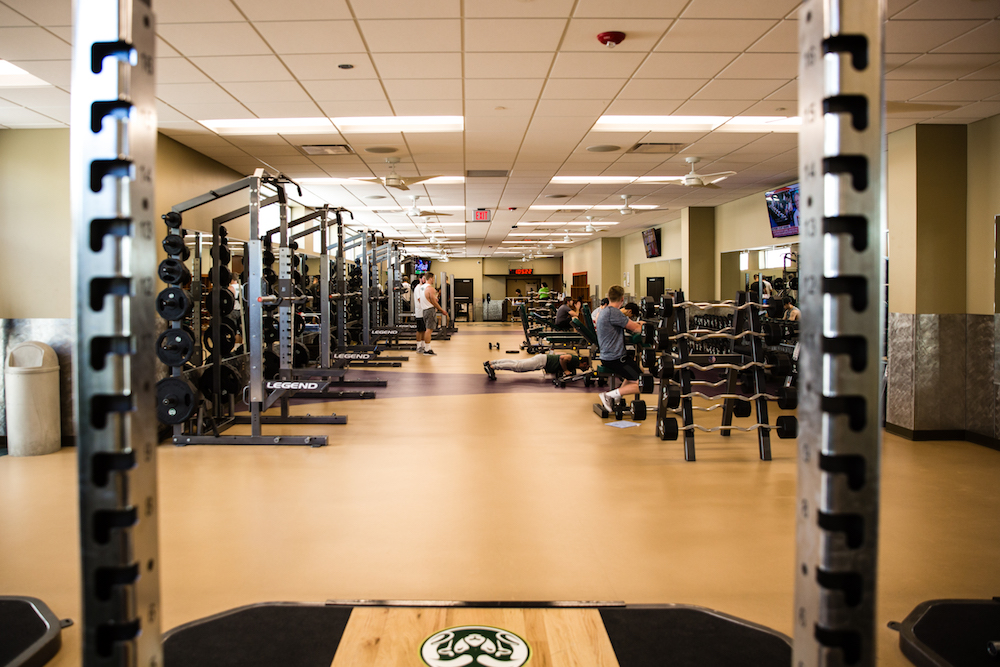 A photo of our new weight lifting facility.