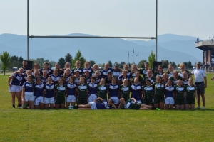 Photo of Women's Rugby Team.