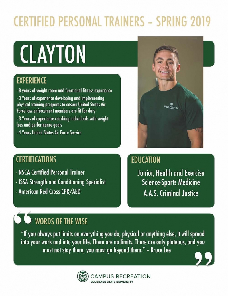 PT Bio for Clayton.